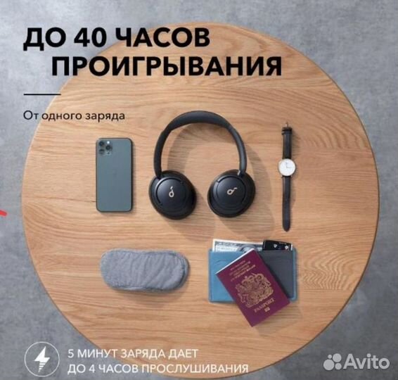 Наушники Anker Soundcore Life Q30 Новые