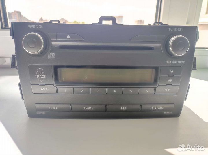 Оригинальная магнитола на тойота королла е140