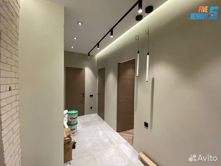 Ремонт квартир под ключ + дизайн