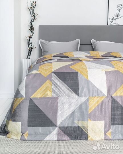 Покрывало пабло охра новое плед на кровать