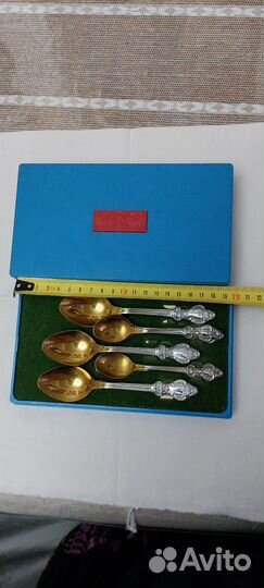 Набор чайных и кофейных ложек в коробке СССР новый