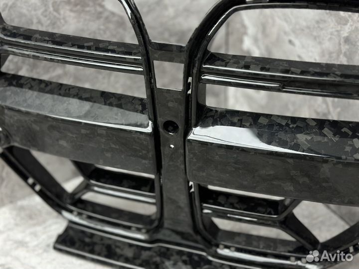 Решетка BMW M3 G80, CSL без ACC ковка