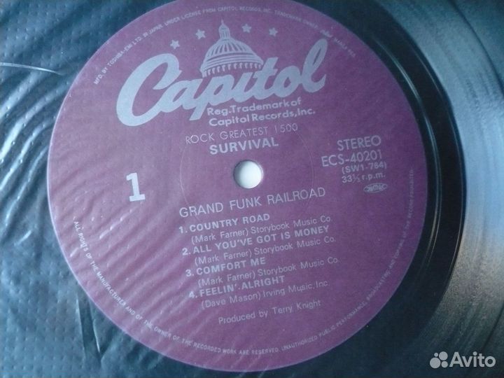 Grand Fank Railroad. The Beatles.Japan.LP