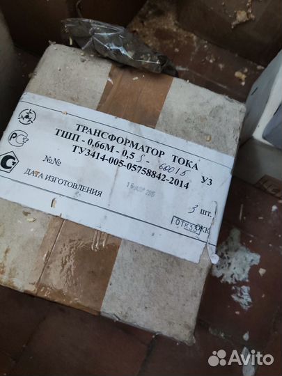 Трансформатор тока тшп-0,66м-0,5s-600/5 (3шт)