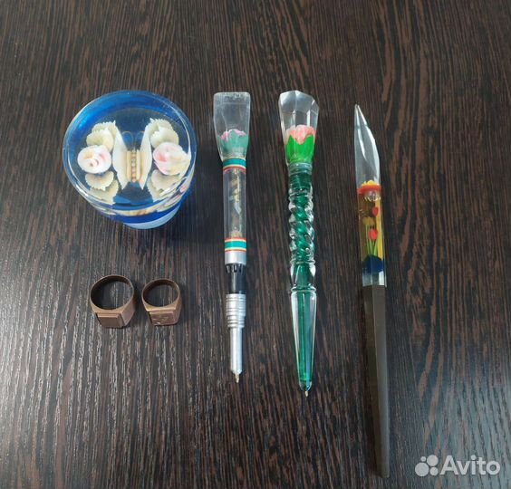 Зекпром ручки шариковые из орг стекла СССР