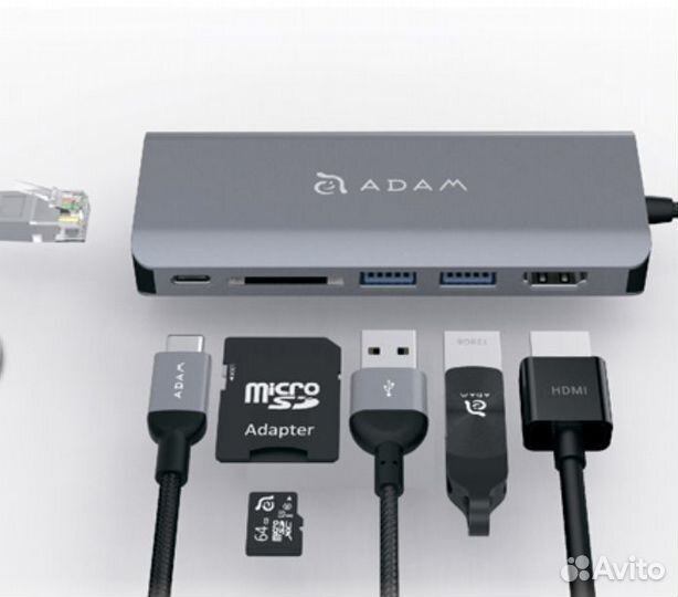 Адаптер Adam Elements Casa Hub A01 USB-C 4K