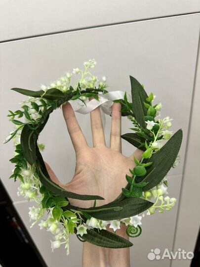 Венок из ландыша детский