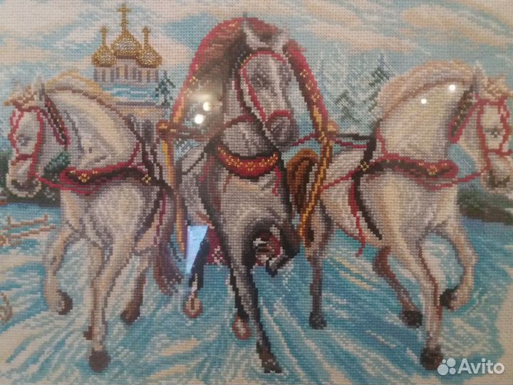 Картина вышитая крестом