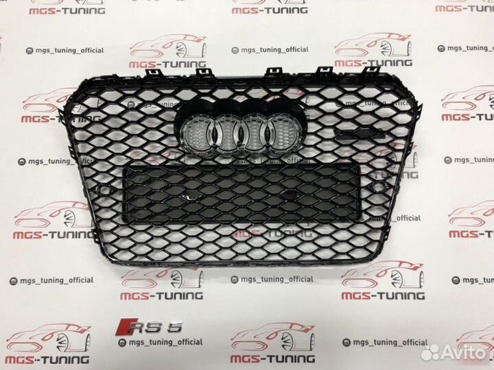 Решетка на Audi A5 в стиле RS5 11-16 гг. дизайн 4