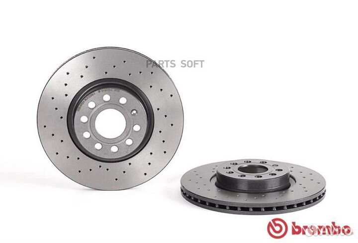 Диск перфорированный Brembo Xtra 09.9772.1X