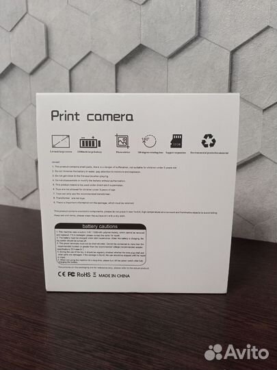 Детский фотоаппарат с моментальной печатью