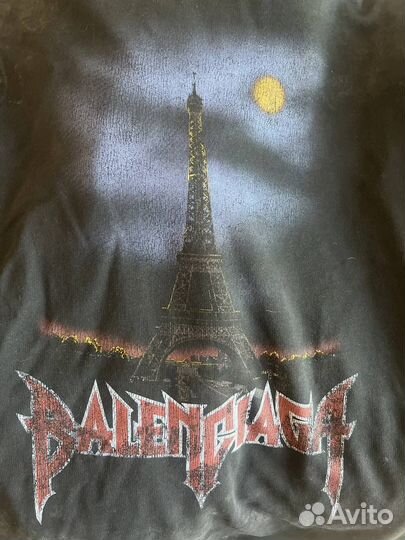 Balenciaga Paris Moon Hoodie Оригинал