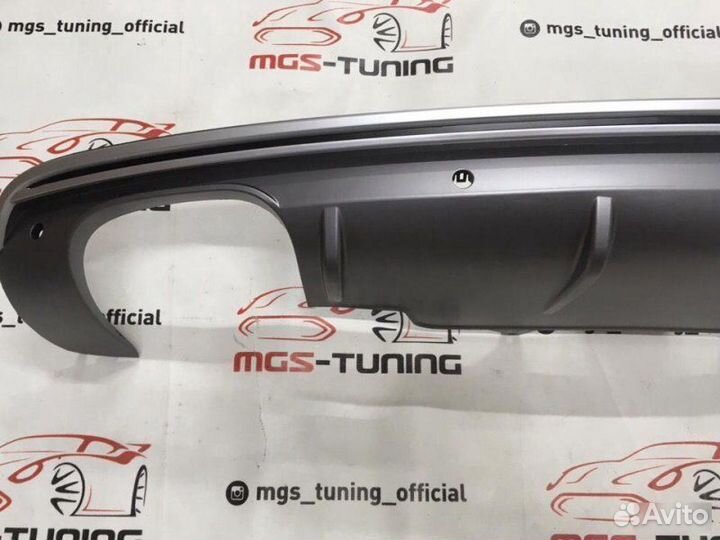 Диффузор на Audi Q5 08-16 гг. SQ5 для S-line