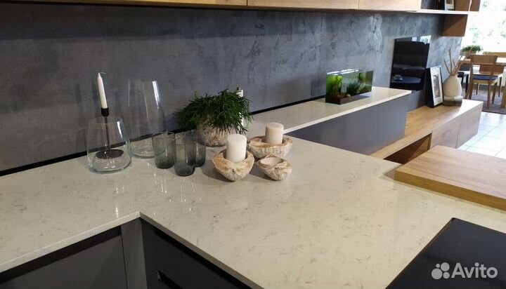 Столешница из искусственного камня (акрил, кварц)