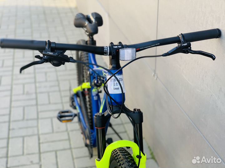 Велосипед на спицах GT126 8s 27.5'' синий