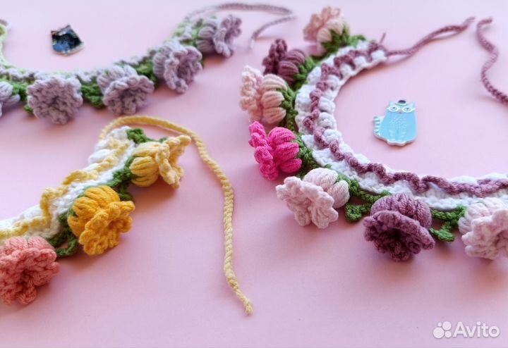 Ошейник для кошек и собак. Декоративный