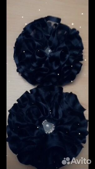 Банты для волос ручная работа