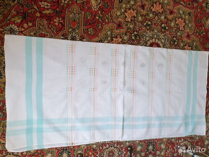 Винтажная льняная скатерть СССР