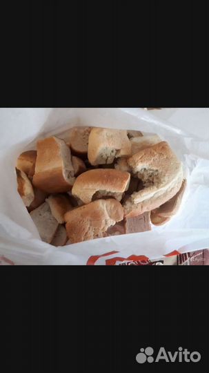 Сухой хлеб корм для животных