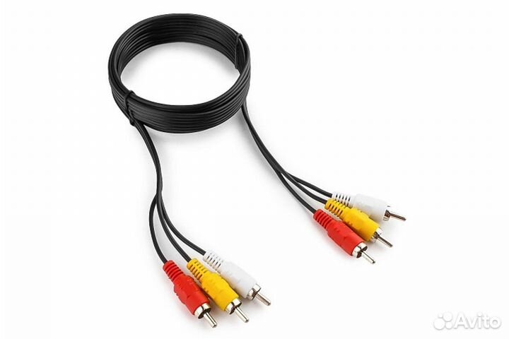 Кабель аудио-видео 3хrca Длина: 155 см