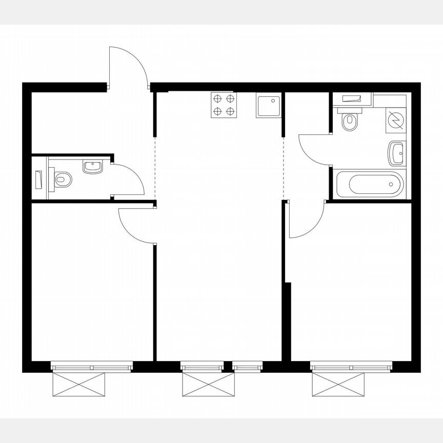 2-к. квартира, 51,7 м², 28/33 эт.