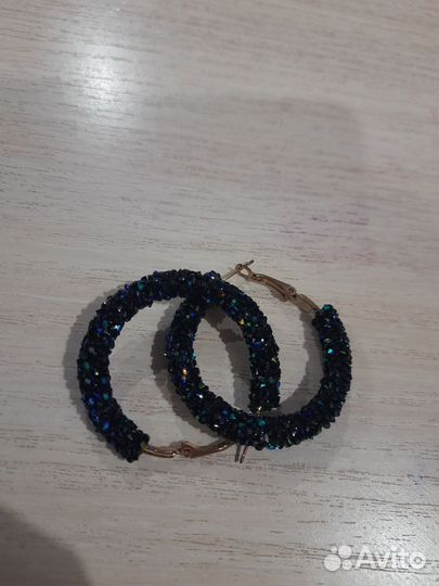 Серьги кольца