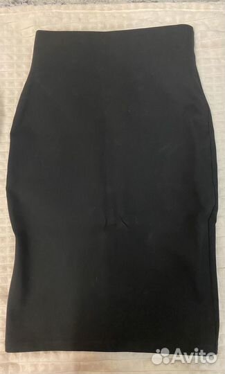 Юбка карандаш черная