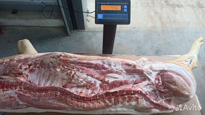 Свинина на кости, полутуши