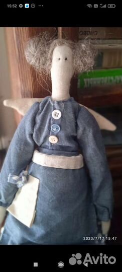 Интерьерная кукла тильда, ручная работа