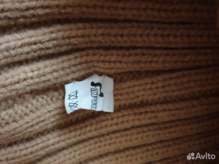 Комплект шапка и шарф женский шерсть