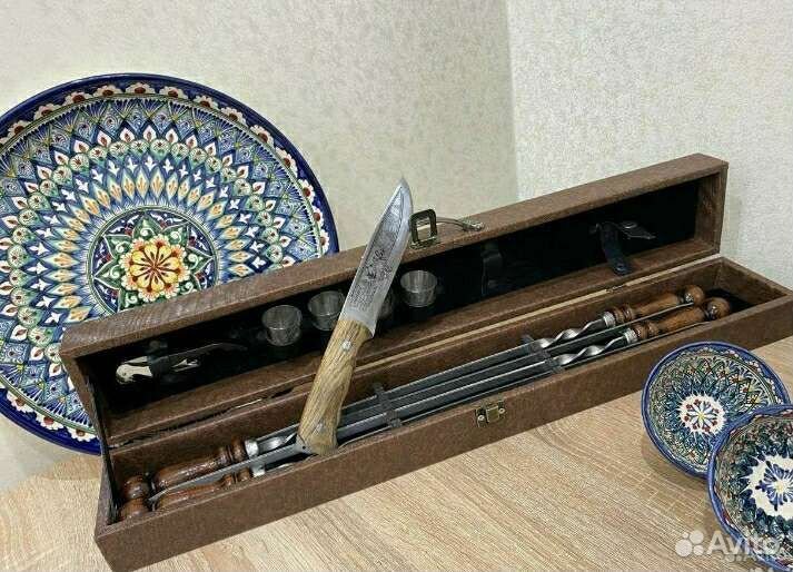 Шашлычный набор подарочный набор шампуров