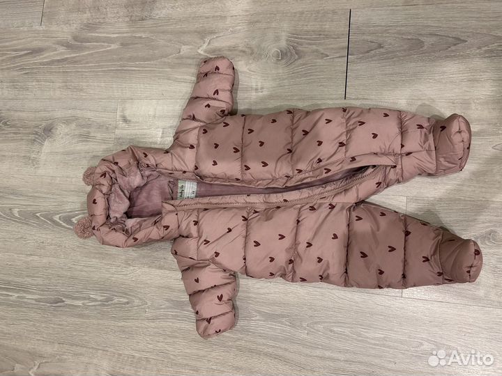 3 комбинезона зимних для девочки