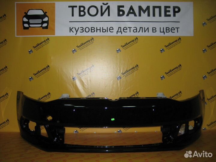 Бампер передний Volkswagen Polo цвет Черный