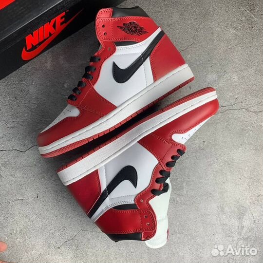 Кроссовки Air Jordan 1 Chicago (36-45)