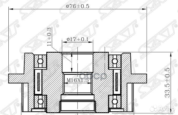 Шкив генератора VW multivan/touareg/transporter