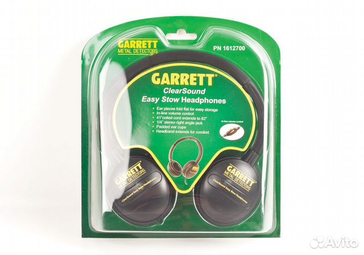 Наушники Garrett для любых металлоискателей