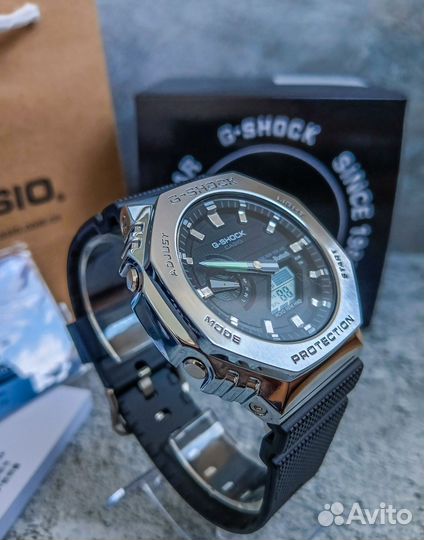 Часы Casio G-Shock GBM-2100 custom + комплект