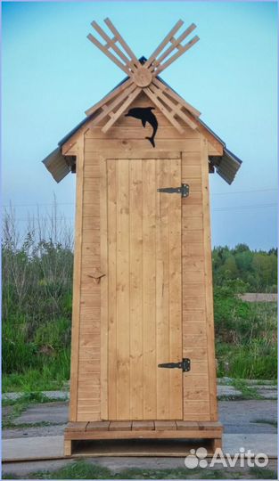 Уличный туалет прямоугольник жбз 590
