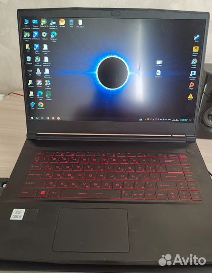 Ноутбук MSI gf65 core i5/RTX 3060/16GB/750GB