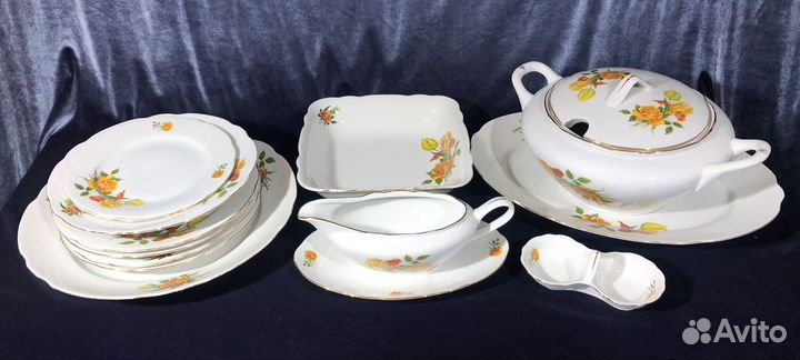 Сервиз фарфоровый обеденный Чехословакия