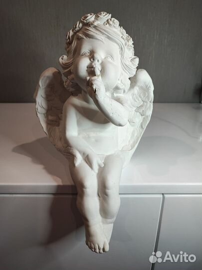 Гипсовая фигурка Ангелочек 30 см