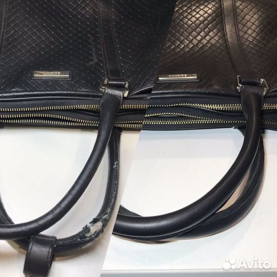 Ремонт ручек на сумках / кант / урез