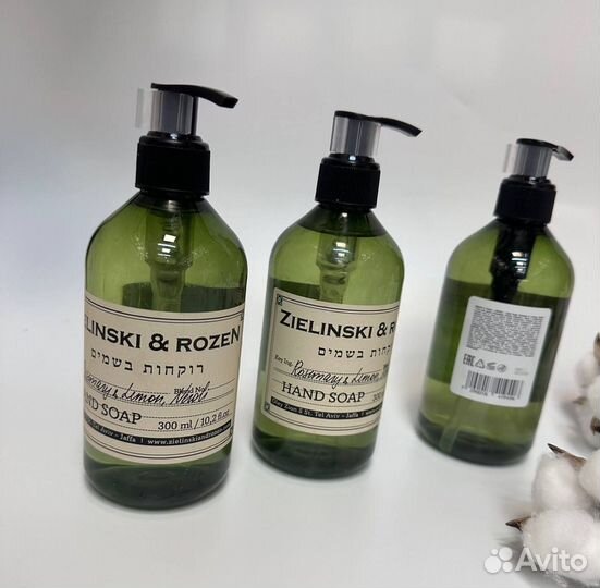 Zielinski &rozen hand soap мыло для рук 300мл