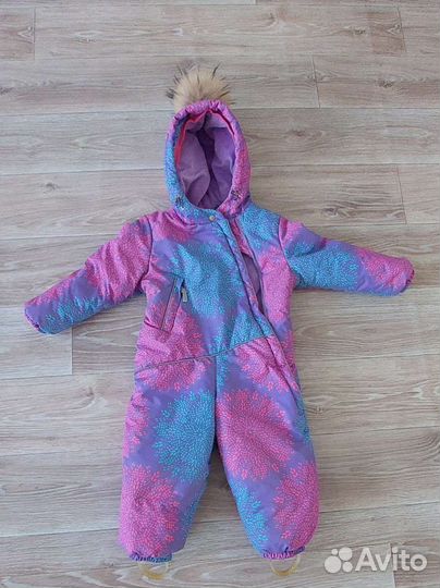 Зимний комбинезон для девочки 92