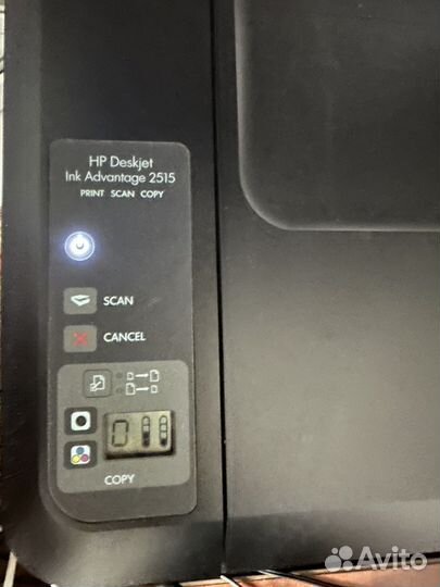 Мфу Принтер, сканер, копир HP 2515 с картриджами