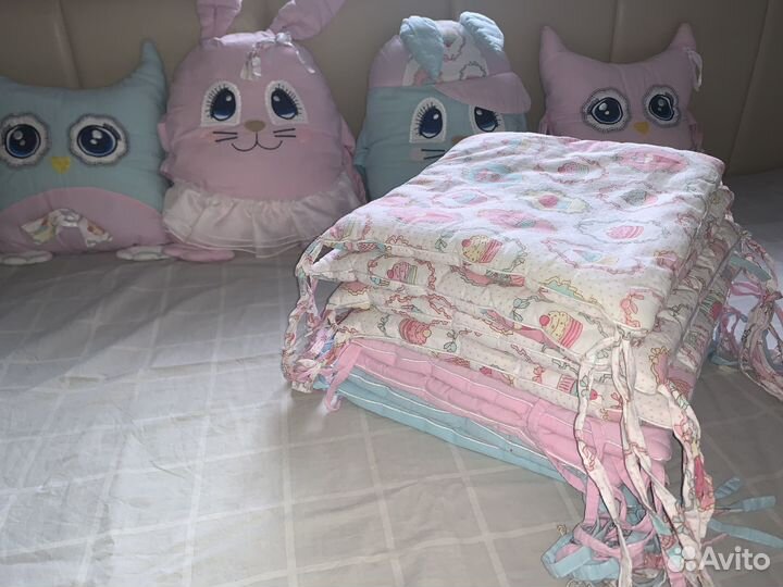 Бортики в детскую кроватку