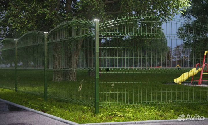 Забор из 3D сетки 40 метров