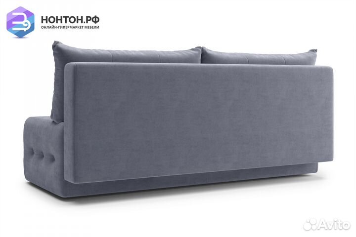 Диван еврокнижка Сити темно-серый