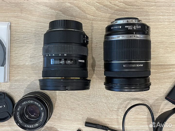 Фотоаппарат Canon 80D (body) + объективы + cумка