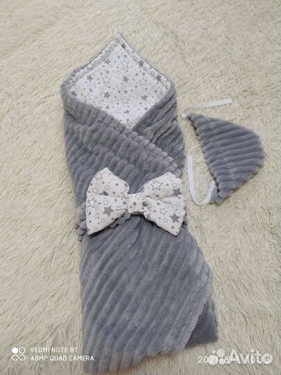 Конверт на выписку для мальчика осень